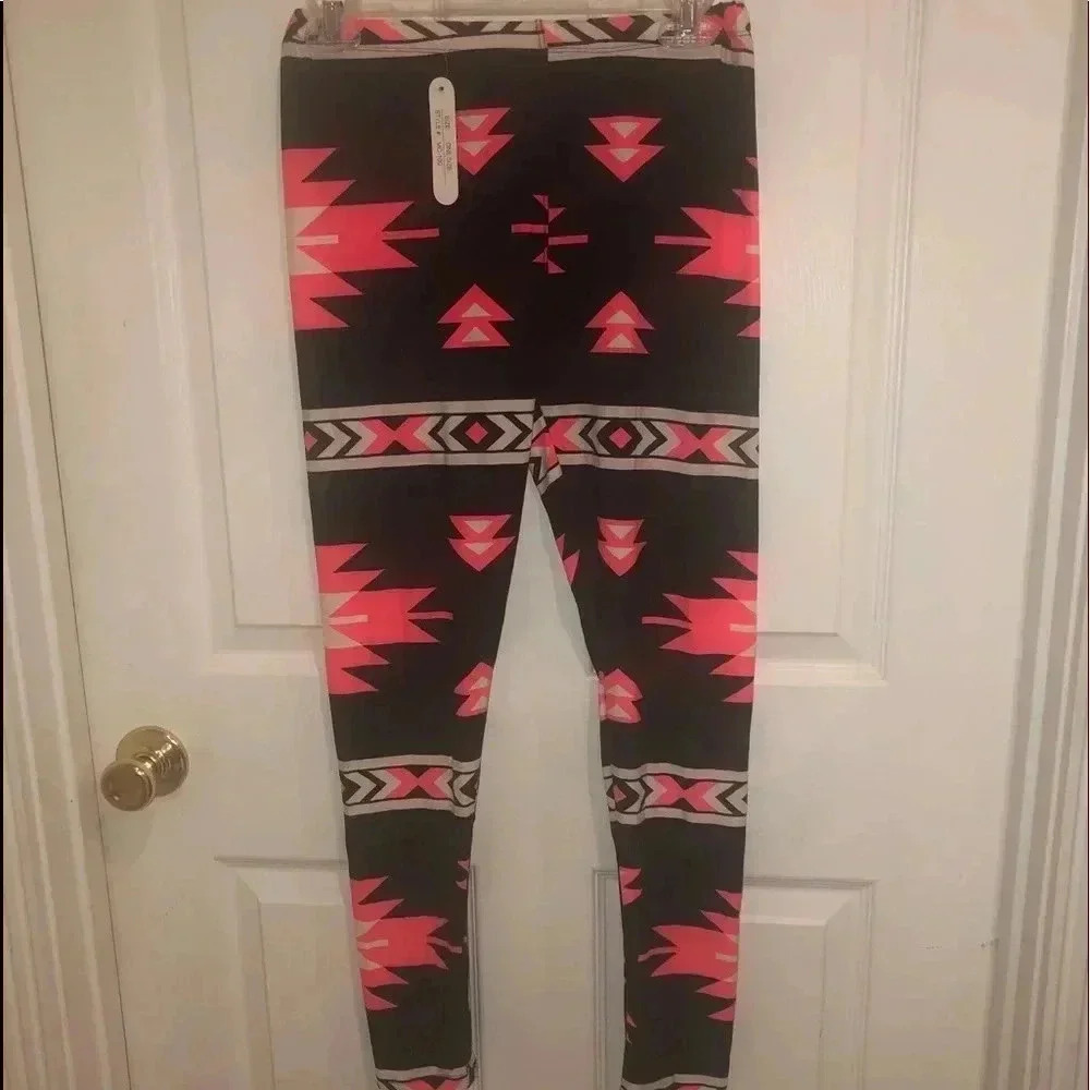 Mark classic jr leggings -org/black/white